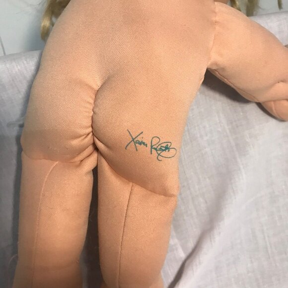 Cabbage Patch Kids Doll 2011 Jakks Blonde Hair Brown Eyes 35cm PA-02NH - Picture 12 of 16